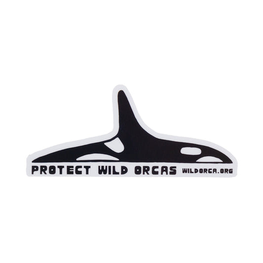 Protect Wild Orcas Sticker